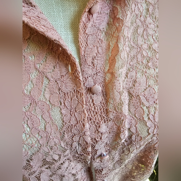 Zara lace blouse size L - Picture 9 of 13